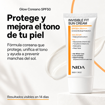 Protector Solar Invisible SPF50+ con Niacinamida