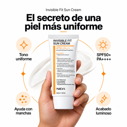 Protector Solar Invisible SPF50+ con Niacinamida