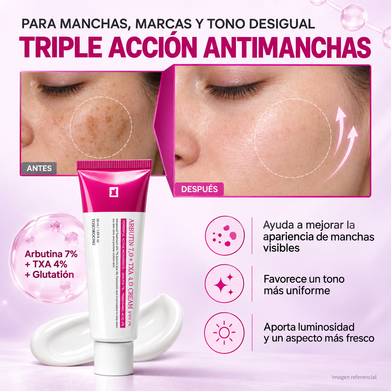 Crema Facial Antimanchas