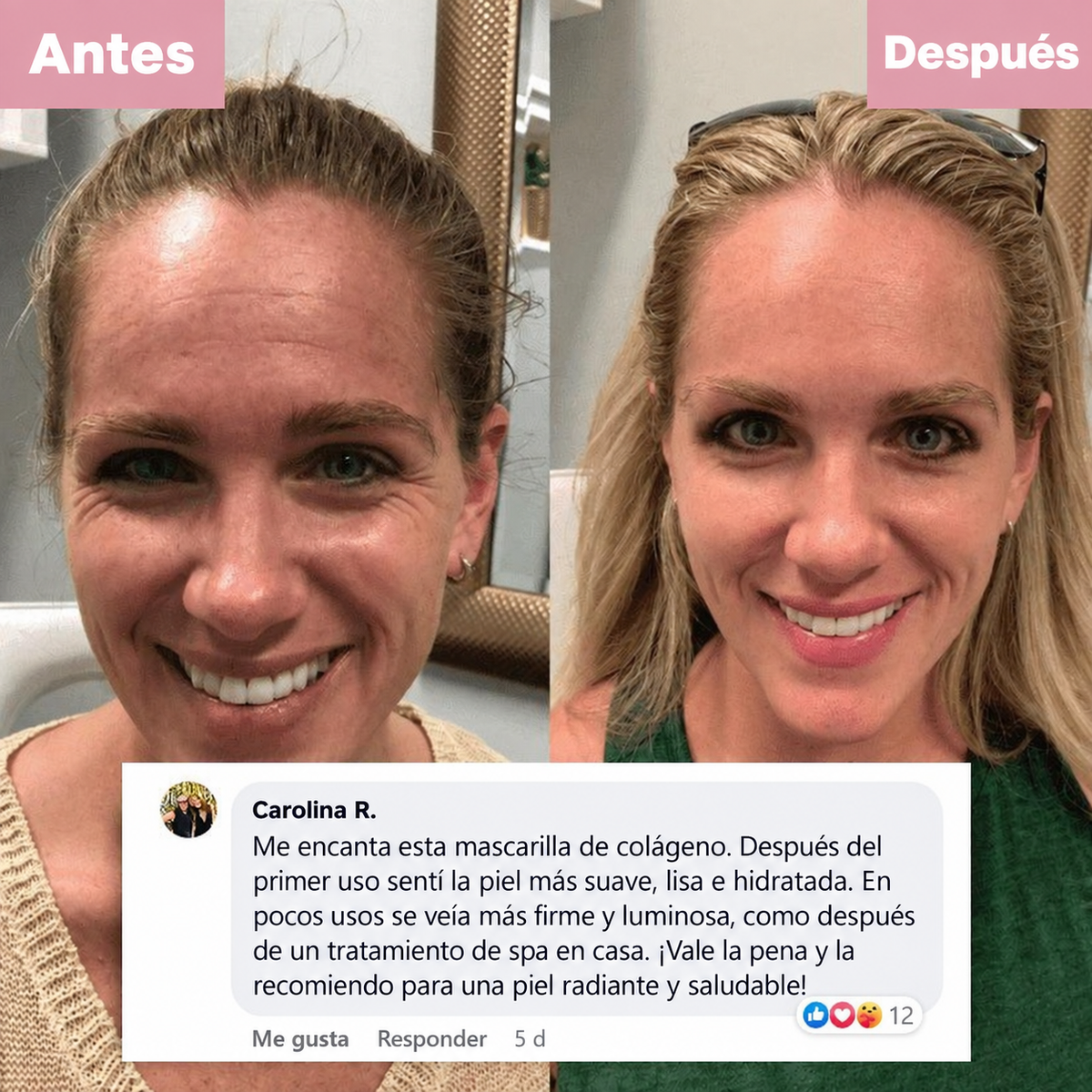 Mascarilla Nocturna de Colágeno