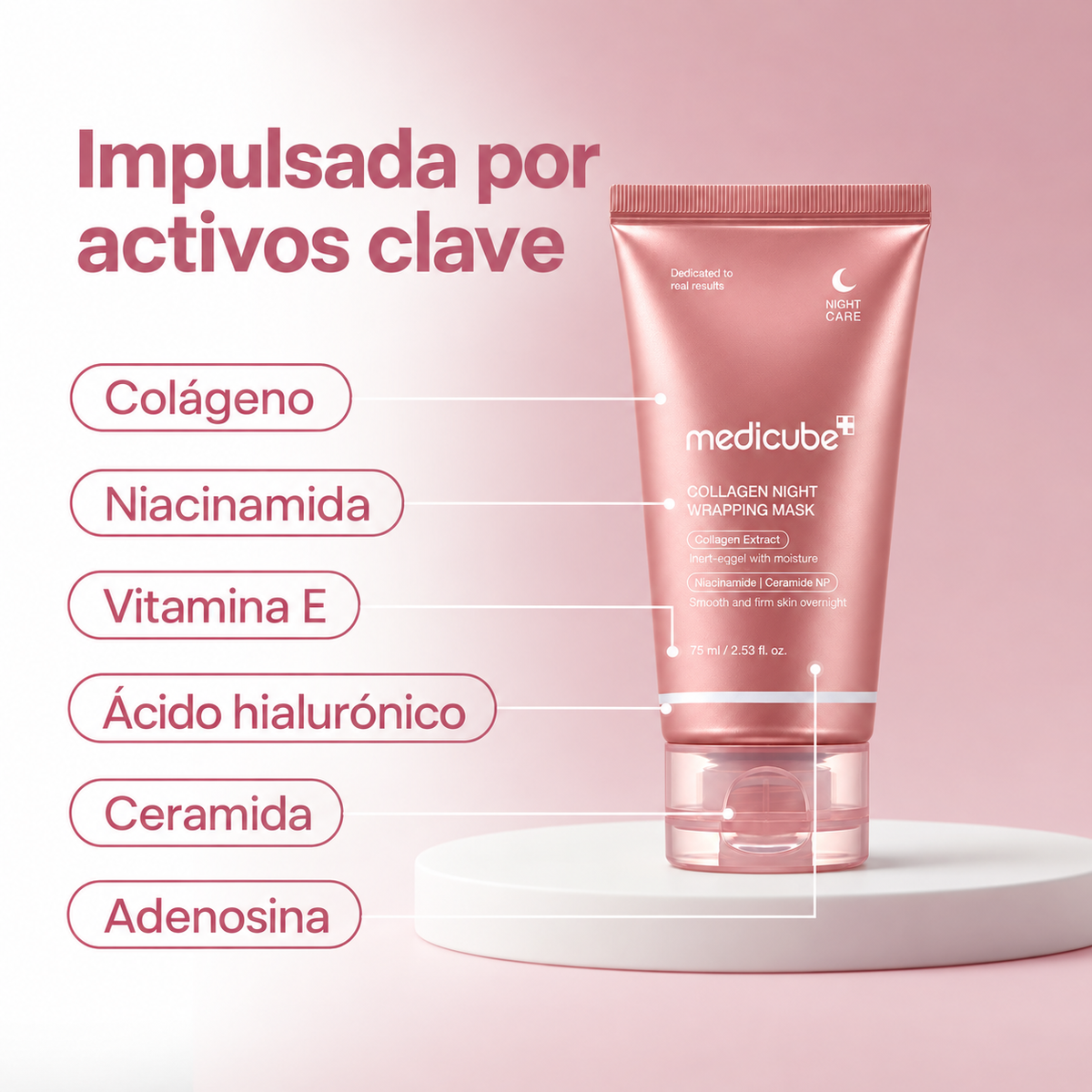 Mascarilla Nocturna de Colágeno